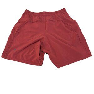 LULULEMON PACE BREAKER LINERLESS 7" SMALL LIKE NEW WINE/BURGUNDY